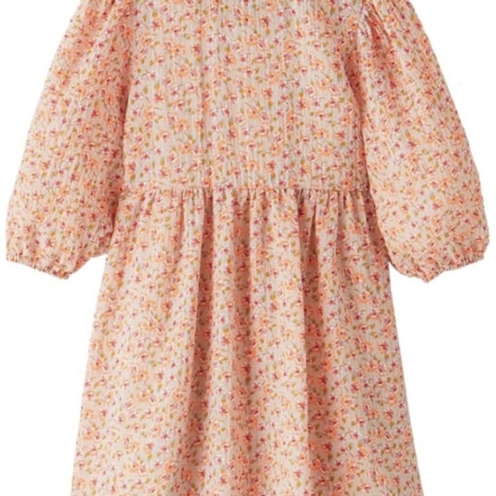 🔥🔥SALE‼️Zara Girl Contrast Floral Size:13_14